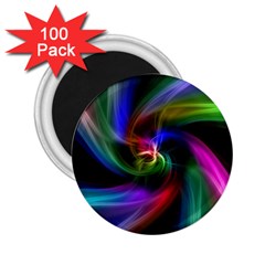 Peacock Bird Animal Feather 2 25  Magnets (100 Pack)  by Celenk
