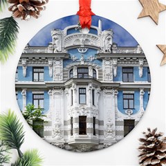 Squad Latvia Architecture Ornament (round) by Celenk