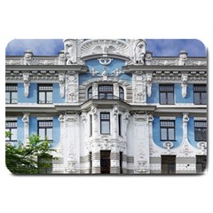 Squad Latvia Architecture Large Doormat  by Celenk