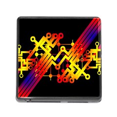 Board Conductors Circuits Memory Card Reader (square) by Celenk