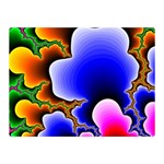 Fractal Background Pattern Color Double Sided Flano Blanket (Mini)  35 x27  Blanket Front