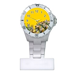 Pineapple Raw Sweet Tropical Food Plastic Nurses Watch by Celenk