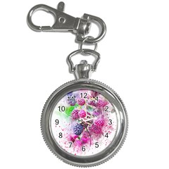 Blackberry Fruit Art Abstract Key Chain Watches by Celenk