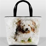 Dog Animal Pet Art Abstract Bucket Bags Back