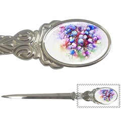 Berries Pink Blue Art Abstract Letter Openers by Celenk