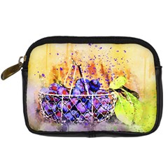 Fruit Plums Art Abstract Nature Digital Camera Cases by Celenk