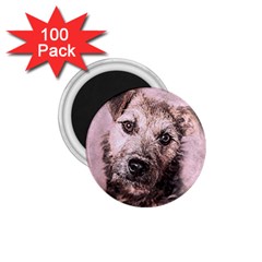 Dog Pet Terrier Art Abstract 1 75  Magnets (100 Pack)  by Celenk