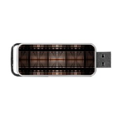 Fractal Fractal Art Design Geometry Portable Usb Flash (one Side) by Celenk