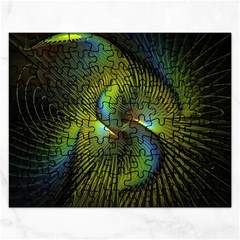 Fractal Abstract Design Fractal Art Rectangular Jigsaw Puzzl by Celenk