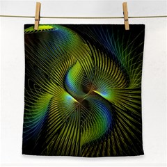 Fractal Abstract Design Fractal Art Face Towel by Celenk