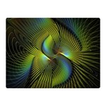 Fractal Abstract Design Fractal Art Double Sided Flano Blanket (Mini)  35 x27  Blanket Front