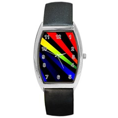 Graphic Design Computer Graphics Barrel Style Metal Watch by Celenk