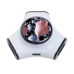 Fractal Art Design Fantasy Science 3-port Usb Hub by Celenk