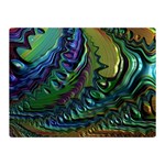 Fractal Art Background Image Double Sided Flano Blanket (Mini)  35 x27  Blanket Back