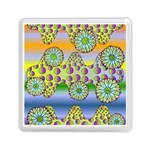Amoeba Flowers Memory Card Reader (Square)  Front