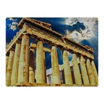 Athens Greece Ancient Architecture Double Sided Flano Blanket (Mini)  35 x27  Blanket Back