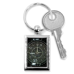 Time Machine Science Fiction Future Key Chains (rectangle)  by Celenk