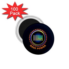 Geek Power 1 75  Magnets (100 Pack)  by linceazul