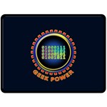 Geek Power Fleece Blanket (Large)  80 x60  Blanket Front