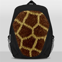 Background Texture Giraffe Backpack Bag by Celenk