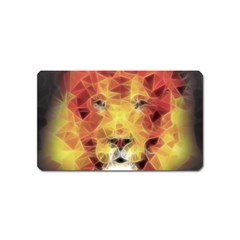 Fractal Lion Magnet (name Card) by Celenk