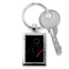 Darth Vader Cat Key Chains (rectangle)  by Valentinaart