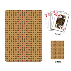 Grey Brown Eggs On Beige Playing Card by snowwhitegirl
