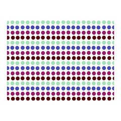 Multi White Dots Double Sided Flano Blanket (mini)  by snowwhitegirl