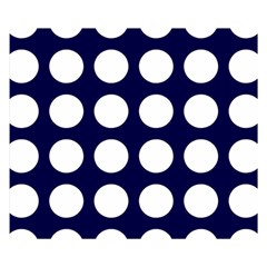 Big Dot Blue Double Sided Flano Blanket (small)  by snowwhitegirl