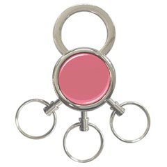Pink Mauve 3-ring Key Chains by snowwhitegirl