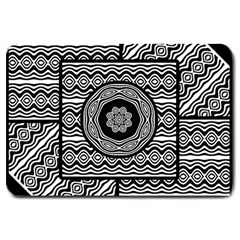 Wavy Panels Large Doormat  by linceazul