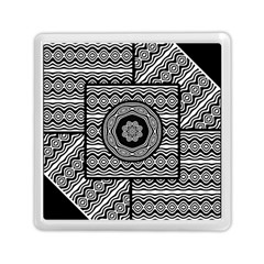 Wavy Panels Memory Card Reader (square)  by linceazul