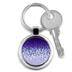 Purple Disintegrate Key Chains (round)  by jumpercat