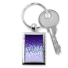 Purple Disintegrate Key Chains (rectangle)  by jumpercat