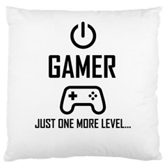 Gamer Large Flano Cushion Case (one Side) by Valentinaart