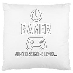 Gamer Standard Flano Cushion Case (one Side) by Valentinaart