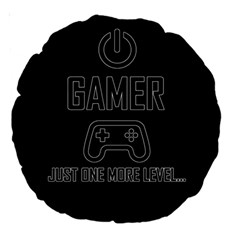 Gamer Large 18  Premium Round Cushions by Valentinaart