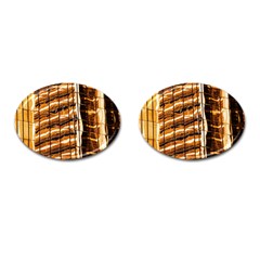 Abstract Architecture Background Cufflinks (oval) by Nexatart