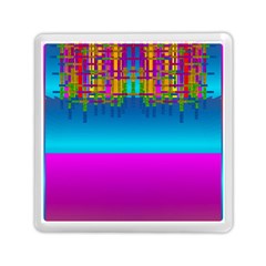 Sky Earth And Star Fall Memory Card Reader (square)  by pepitasart