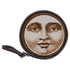 Moon Face Vintage Design Sepia Classic 20-cd Wallets by Nexatart