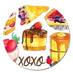 Xoxo Magnet 5  (Round) Front