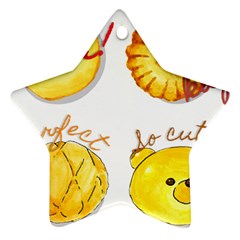 Bread Stickers Star Ornament (two Sides) by KuriSweets