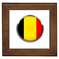 Belgium Flag Country Brussels Framed Tiles by Nexatart