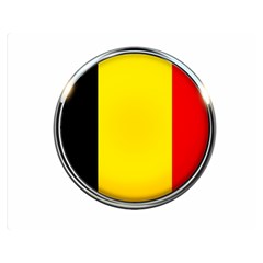 Belgium Flag Country Brussels Double Sided Flano Blanket (medium)  by Nexatart