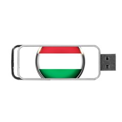 Hungary Flag Country Countries Portable Usb Flash (one Side) by Nexatart