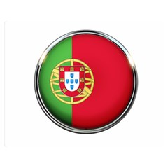 Portugal Flag Country Nation Double Sided Flano Blanket (medium)  by Nexatart