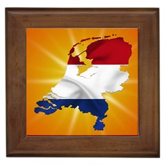 Holland Country Nation Netherlands Flag Framed Tiles by Nexatart