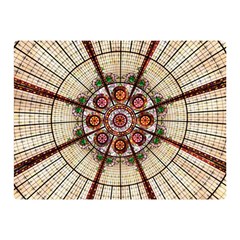 Pattern Round Abstract Geometric Double Sided Flano Blanket (mini)  by Nexatart