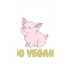 Go Vegan - Cute Pig Memory Card Reader by Valentinaart