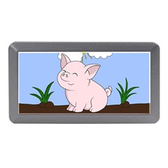 Go Vegan - Cute Pig Memory Card Reader (mini) by Valentinaart